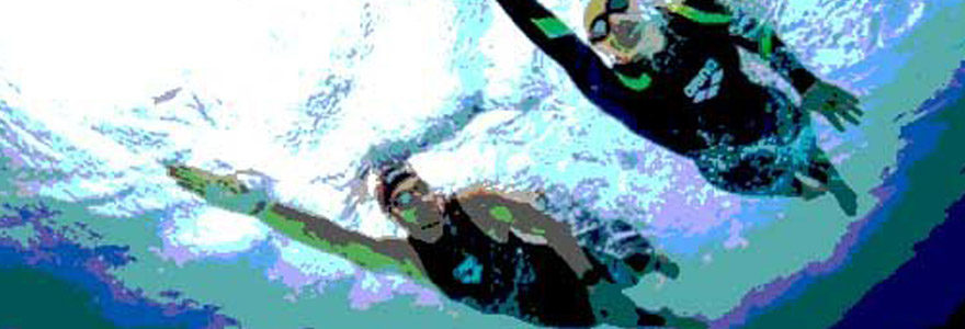 nage en mer